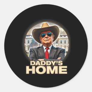Adesivo Funny Pai Home Trump Ganhou 45 47 Pegando America