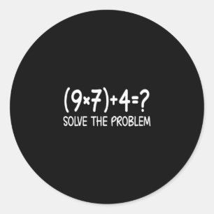 Adesivo Funny Pemdas Professor de Matemática Elementar Bra