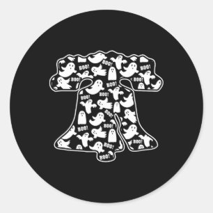 Adesivo Funny Philadelphia Halloween Ghost Boo Bell Philly