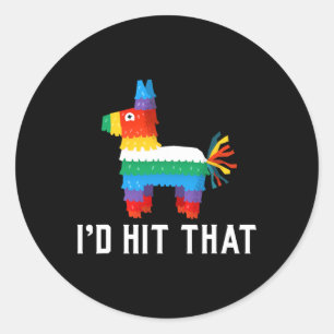 Adesivo Funny Pinata Llama Alpaka Cinco De Mayo Men