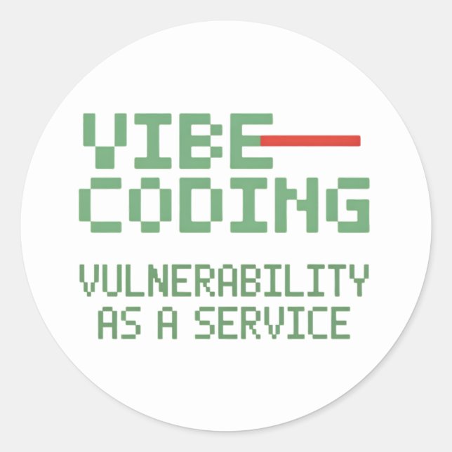 Adesivo funny pixel-art Cybersecurity network (Frente)