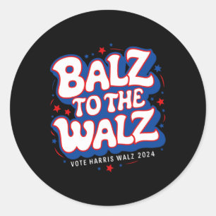 Adesivo Funny Pro Kamala Harris Eleições 2024 Balz Para