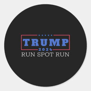 Adesivo Funny Pro Trump 2024 Run Spot Run Trump Kamala Deb