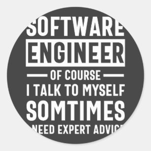 Adesivo Funny Programming Software Engineer Gift