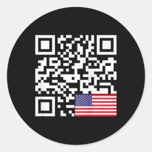 Adesivo Funny Qr Presidente Trump 4547 Trump Dançando-Nos