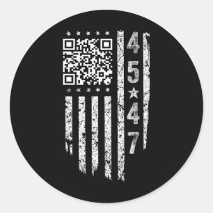 Adesivo Funny Qr Presidente Trump Dance Code