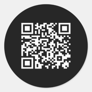 Adesivo Funny Qr Presidente Trump Dance Code 2025