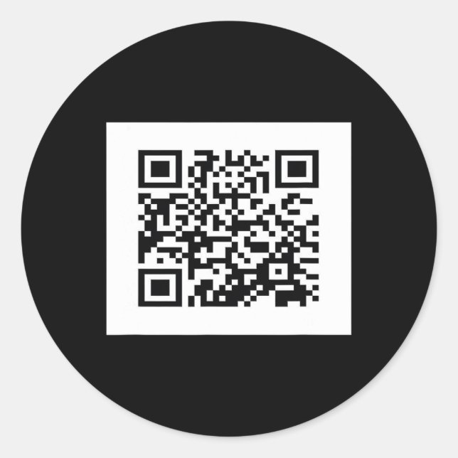 Adesivo Funny Qr Presidente Trump Dance Code 6 (Frente)