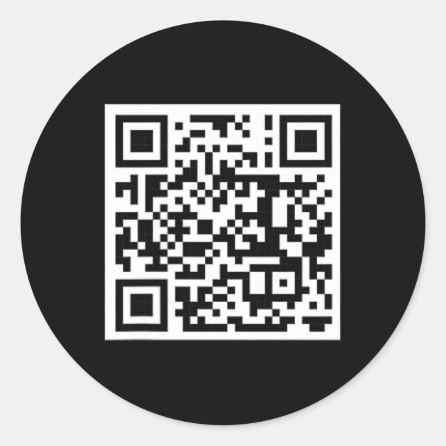 Adesivo Funny Qr Presidente Trump Dance Code 7 (Frente)