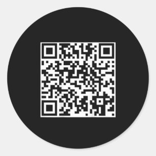 Adesivo Funny Qr Presidente Trump Dance Code (no verso)