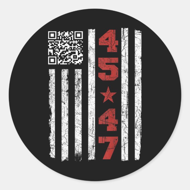 Adesivo Funny Qr Presidente Trump Dance Code Trump 4547 (e (Frente)