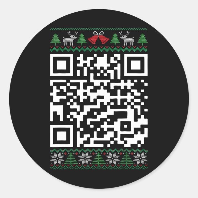 Adesivo Funny Qr Presidente Trump Dancing Code Ugly Christ (Frente)