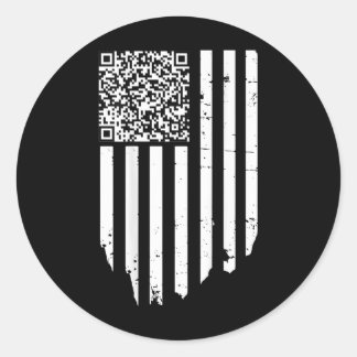 Adesivo Funny Qr Scan Code Presidente Trump 4547 Trump Dan