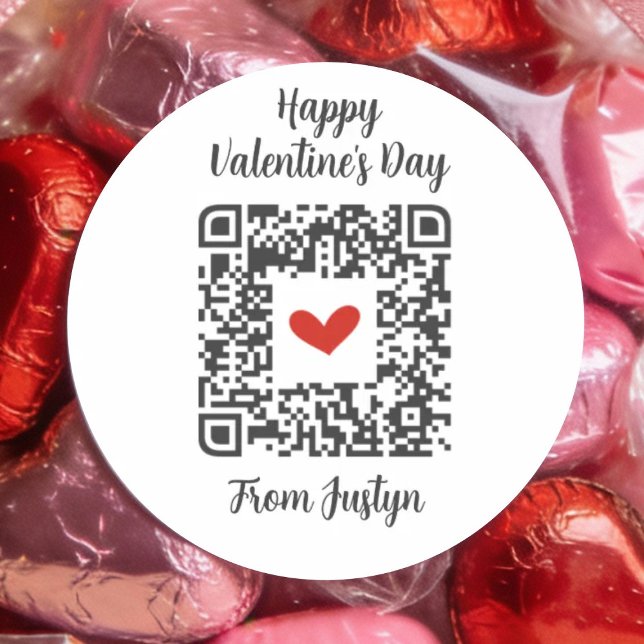 Adesivo Funny Rick Roll Valentines Party Favor Treat Bag (Criador carregado)