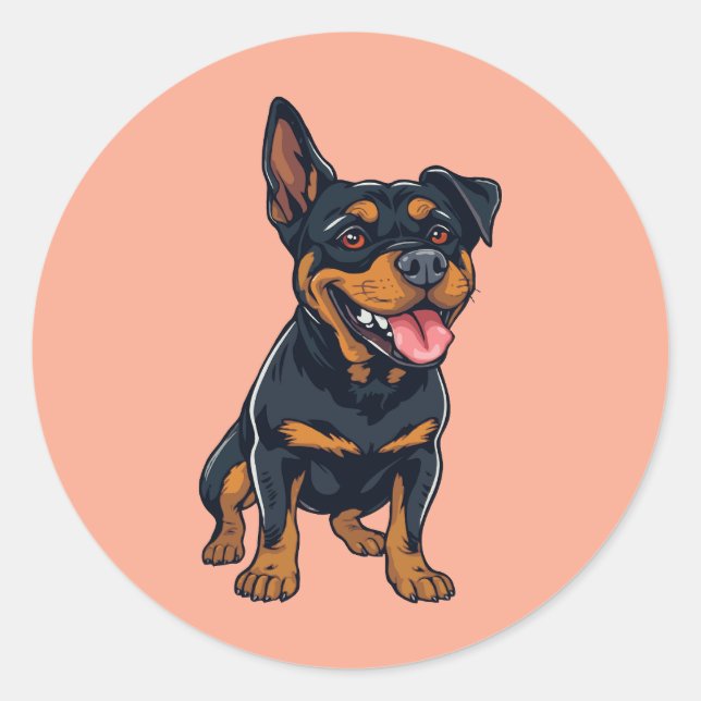 Adesivo Funny Rotti God (Frente)