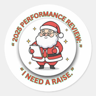 Adesivo Funny Santa Sticker – Performance Review – Corpora