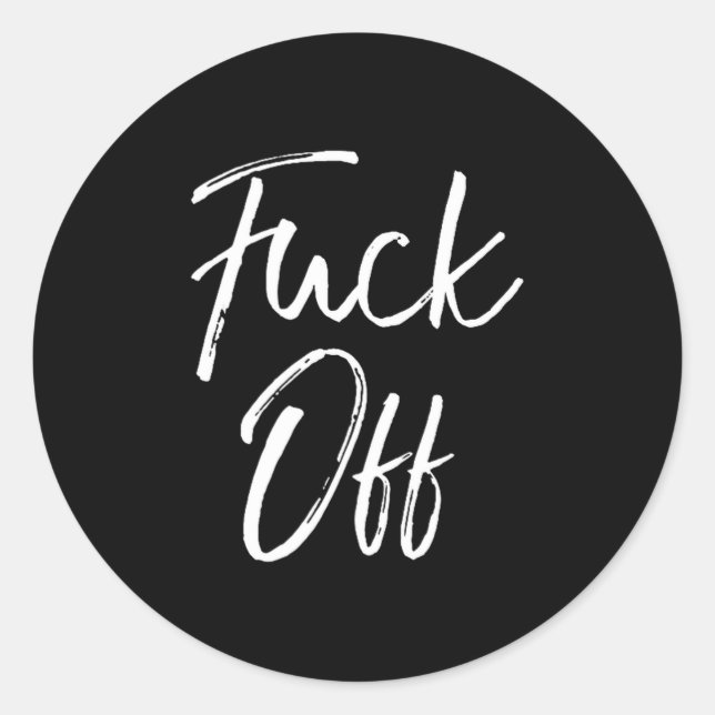 Adesivo Funny Saying Sarcastic Quote Loner Joke Gift For O (Frente)