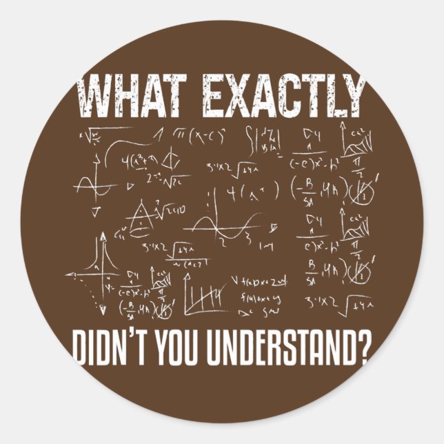 Adesivo Funny Science Teacher Physicist Math Physics  (Frente)