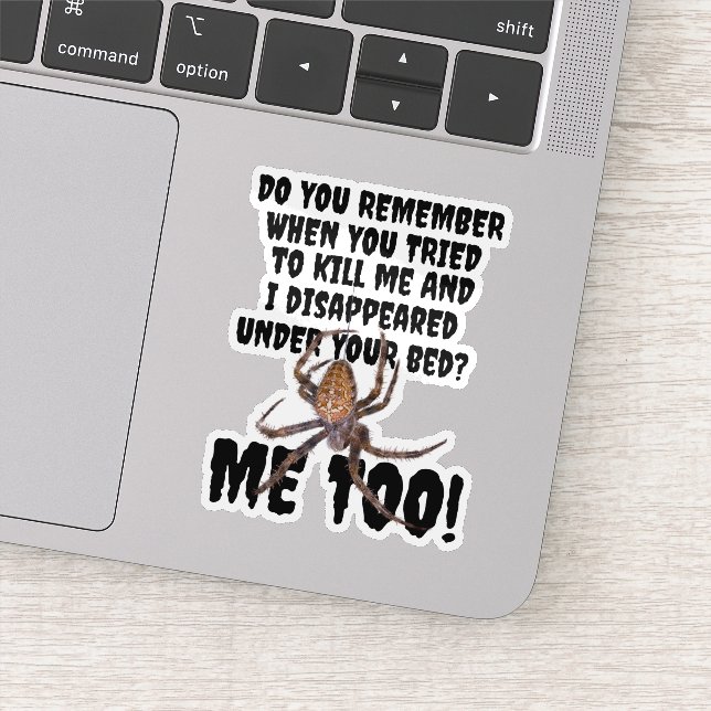 Adesivo Funny Spider Revenge Halloween (Detalhe)