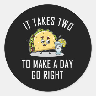 Adesivo Funny Taco Tequila Lover Cotação Gift Cinco De May