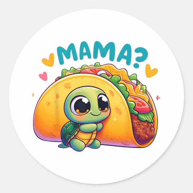 Adesivo Funny Taco Tequila Mama Cinco De Mayo (Frente)