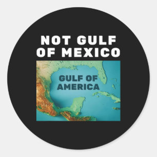 Adesivo Funny Trump America's Golfo Not Golfo of Mexico 1