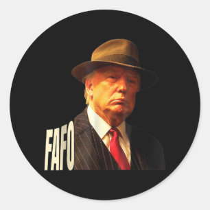 Adesivo Funny Trump Fafo Republicano 47 Trump Fafo F por a