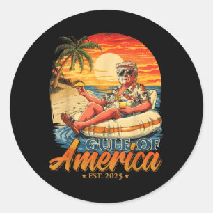 Adesivo Funny Trump Golfo Da América Do Leste De 2025
