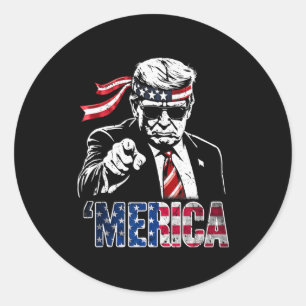Adesivo Funny Trump Golfo Da América Trump Roupa 1