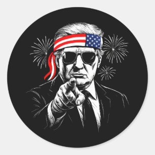 Adesivo Funny Trump Golfo Dos EUA 2025 4 De Julho