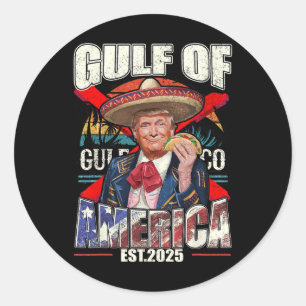 Adesivo Funny Trump Golfo Dos Eua América 2025 Trump Merch