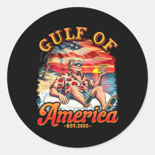 Adesivo Funny Trump Golfo Dos Eua América 2025 Trump Merch