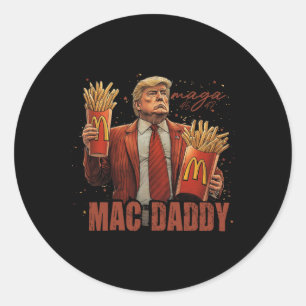Adesivo Funny Trump Mcdon 2024 Fast Comida Mac Pai Hamburg