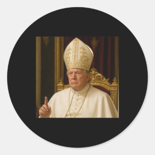 Adesivo Funny Trump Pope Meme Gear Vaticano Católico Repúb