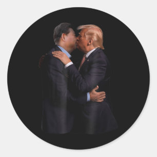 Adesivo Funny Trump Presidente Dos Eua E Presidente Chinês