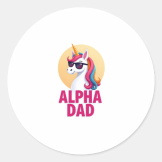 Adesivo Funny Unicorn Dad Laufey Men Father's Day Christma