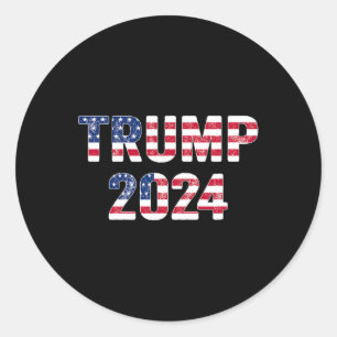 Adesivo Funny Vintage Trump 2024 Homens presentes nas elei