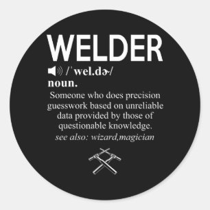 Adesivo Funny Welder Weld Job American