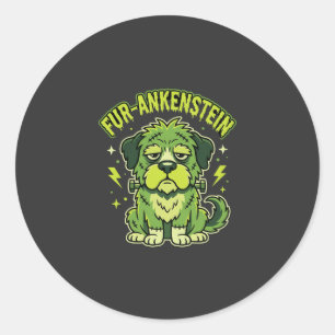 Adesivo Fur-Ankenstein Engraçado Cão Frankenstein Hallowee