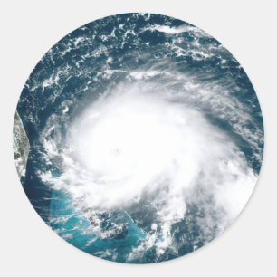 Adesivo Furacão na costa da Flórida