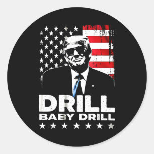 Adesivo Furar baby furar americano 2025 trump presidente f