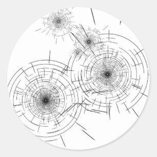 Adesivo Furos de bala
