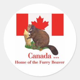 Adesivo Furry Beaver