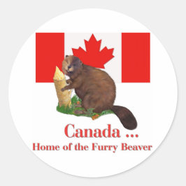 Adesivo Furry Beaver