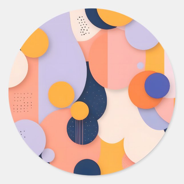 Adesivo Fusão da Esfera de Cores (Frente)