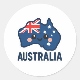 Adesivo Fusão Kawaii na Austrália - Negrito e Adorável