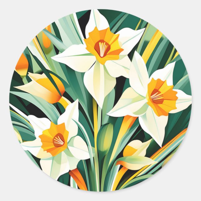 Adesivo Fuselagem de Daffodil Vibrante (Frente)