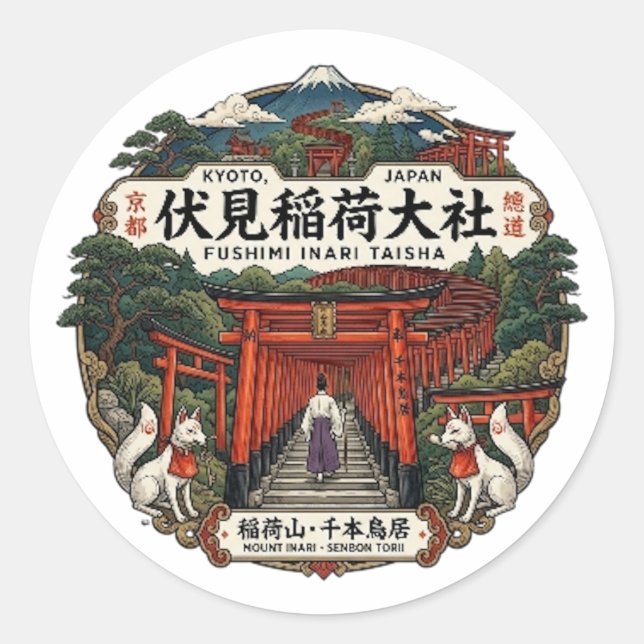 ADESIVO FUSHIMI INARI TAISHA (Frente)