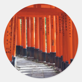 Adesivo Fushimi Inari Taisha, Attrações de Kyoto - Japão