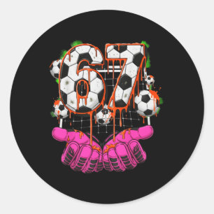 Adesivo Futebol 67 Seis Sete Divertido Meme Geração Alpha